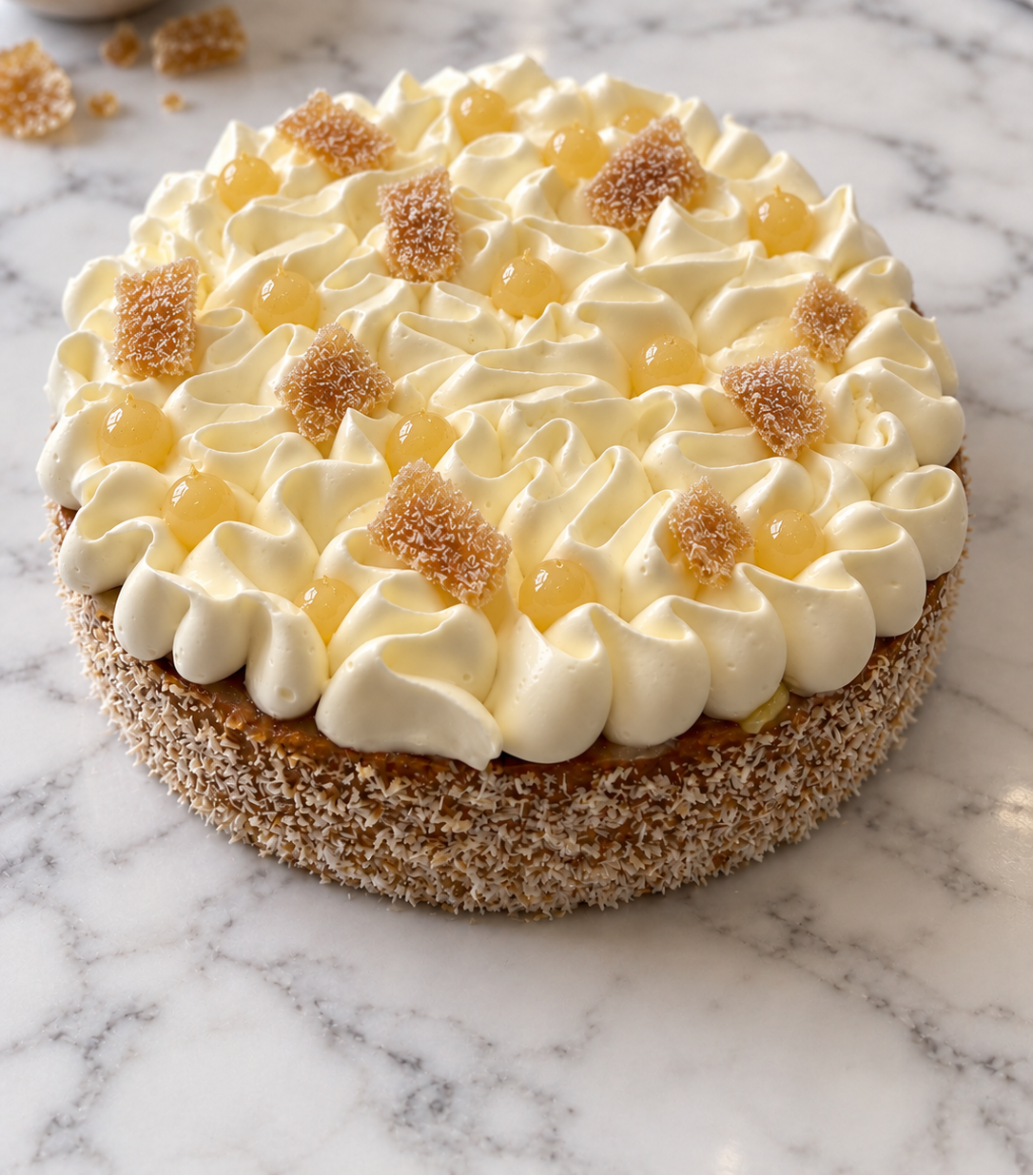 🥥🫚 Tarte Corossol Coco Gingembre