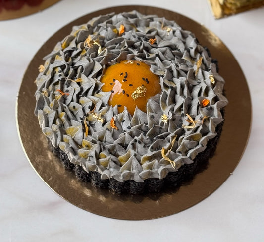 La tarte sésame noir/mangue passion